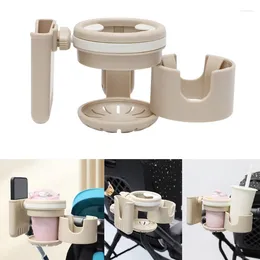 Stroller Parts Universal 3 In 1 Cup Holder With Phone Multi Purpose 2 Stand For Bike & Wheelchair