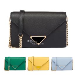 Cowhide Shoulder Bags Designer Purse Women Chain Handbags Saffiano Leather Crossbody Bag TOPDESIGNERS0104191u
