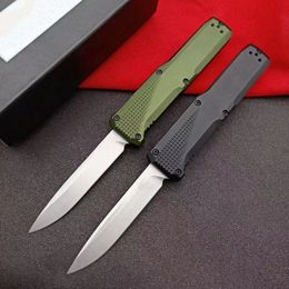 US Style BM4600 Double Action Tactical Automatic Pocket Knife Fast Open Out The Front Outdoor Hunting Camping Self Defence Survival Auto Folding Knives 4600 3400