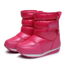 Sneakers New Children Snow Boots Rabbit Warm Winter Boots Fashion Plush Baby Shoes WaterProof Sneakers Girls Boys Boots