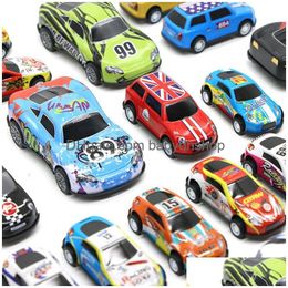 Diecast Model Cars Cool Childrens Toy Car Mini Inertia Return Racing Drop Delivery Toys Gifts Dhp4O