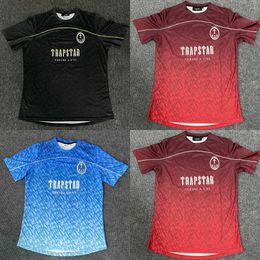 designer Mens T-Shirts Football Jersey Men Sportswear Trapstar Mesh versatile outstanding quality T-shirt sport fashion tops