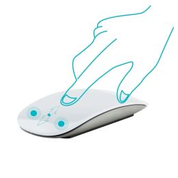 Hinges 1600 Dpi Bluetooth Wireless Arc Touch Magic Mouse Ergonomic Ultra Thin Rechargeable Mouse Optical for Apple Book Mice