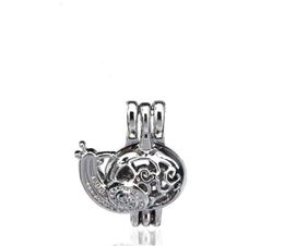 10pcslot Silver Alloy Snail Animal Beauty Oysters Beads Cage Locket Pendant Aromatherapy Perfume Essential Oils Diffuser82061026709124