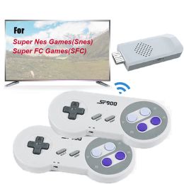Players 16bit Super Game Stick HD compatible 900+ Games For SFC/SNES Retro Video Game Console double Wireless Retro Video Game Console