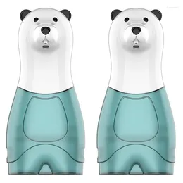 Liquid Soap Dispenser Cartoon Bear Automatic Foam Intelligent Sensor Kids Hand Washing Machine For Kitchen Bathroom