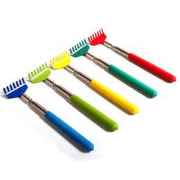 Other Household Sundries Adjustable Portable Back Scratcher Stainless Steel Extendable Telescopic Anti Itch Claw Scratching Masr Mas Dhepk