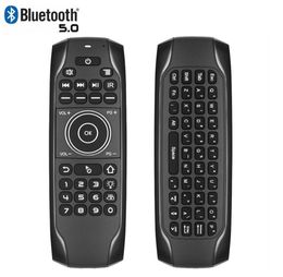 G7BTS Bluetooth 50 Remote Controlers Wireless Keyboard Gyroscope Backlit IR Learning Air Mouse For Smart TV Box Laptop Tablet1927215