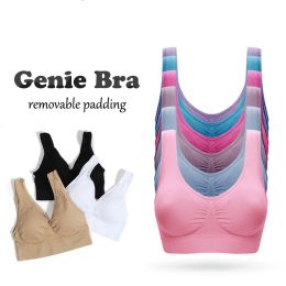 Sets/Suits Boyaomax Genie Bra 3pc/set Seamless Yoga Tops Fiess Crop Top Bra Running Bras Wireless Sleep Bra Dropshipping Hbsgb138(3)