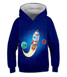 Hoodies Sweatshirts Children Clothes Funny Kawaii Cartoon Girls Boys Astronaut 3D Fashion Long Sleeve Print Sweatshirt Autumn Ki6504713