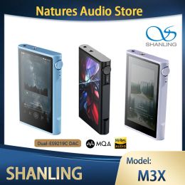 Player SHANLING M3X MQA Player Open Android version Bluetooth Dual ES9219C DAC/AMP DSD256 MP3 HiRes Portable Music Player