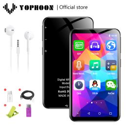 Players Yophoon WiFi MP3 Player 3.6" Touch Screen Android WiFi Bluetooth Music Player 1080p HD Video RAM ROM 2+16GB