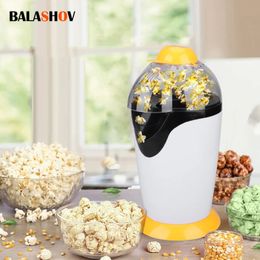 Homemade Mini Popcorn Machine Fully Automatic Small Electric Childrens DIY Popcorn Machine 1200W For Home Kitchen EU Plug 240228