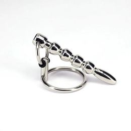 Male Urethral Sound toys Stainless steel Penis Plug Stretching Male Solid Urethral Plug
