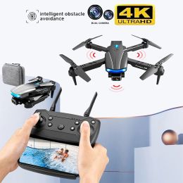 Drones S85 Pro Drone 4k with Profesional HD Dual Camera Fpv Drone Infrared Obstacle Avoidance Height Keep One Key Return Quadcopter Toy