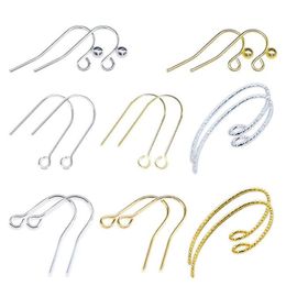 Epacket DHL Universal variety of pure copper color-preserving electroplating hypoallergenic ear hooks GSEG09 Jewellery accessories E219V