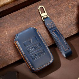 Leather Car Key Case Cover Fob for Jaguar XFL XEL Land Rover Rangerover Evoque Accessories Discover 5 Freelander Keychain Holder