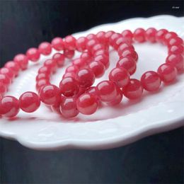 Link Bracelets Natural Rhodonite Bracelet Fashion Healing Personalized For Men Women Gemstone Jewelry Lovers Gift 1pcs 8.5MM