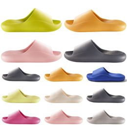 Style25 Men Women Slippers Summer Slides Designer Sandals Classic Soft Beach Waterproof Green Pink Red Yellow Orange Blue Grey Mens Slipper Sandal Slide