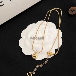 Necklaces Necklaces Brand Women Love Charm Gifts Necklace Stainless Summer Shower No Fade Jewellery Engagement Party Designer Necklaces 240228