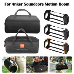 Speakers Waterproof Bluetoothcompatible Speaker Case Portable Protective Carrying Bags Speaker Case for Anker Soundcore Motion Boom Plus