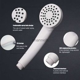 Bathroom Shower Heads Super Discount White Head Silicone Water Outlet Portable Travel Saving Abs Plastic Accessories YQ240228