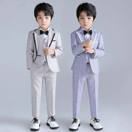 Dresses 2022 Baby Boy Wedding Suit Formal Kids School Uniform Dresses Children Communion Costumes Elegant Christmas Outfits Clothes