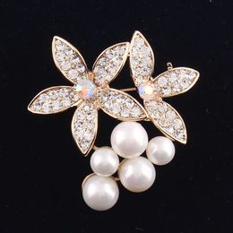 Brooch Niche Grape Studded Pearl Breastflower Creative Clothing Accessories Pin Accessories