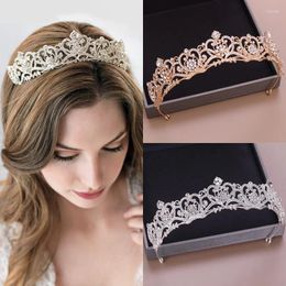 Hair Clips Crystal Rhinestone Bridal Crown Wedding Headpiece Women's Accessories Tiara Jewelry