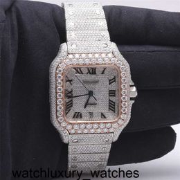 Carterss Wristwatch Diamonds watch 2024new arrival brand iced out high quality luxury gold sier original customized hip hop men Diam ond wrist