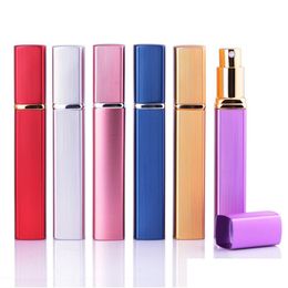 Perfume Bottle 12Ml Per Spray Bottle Metal Anodized Aluminium Portable Parfum Bottles32 Drop Delivery Health Beauty Fragrance Deodorant Dhzho