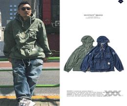 Madness wtaps mDNS Japanese Yu wenle039s same Hoodie cowboy Hoodie men039s work coat8260381