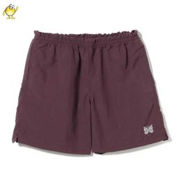 Men's Shorts Quick drying summer mens needle shorts with butterfly embroidery stretching and stretching for more Colours and styles AWGE jogger breeze J240228