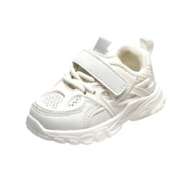 Outdoor 1216cm Brand Baby Boys Girls Sneakers Mesh Breathable Rubble Sole Toddler Sports Shoes White Black Infant Running Shoes Size 5