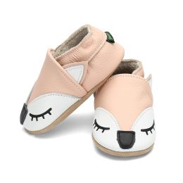 Outdoor Baby Shoes Soft Leather Kids Booties Nonslip Indoor Slippers For Boys And Girls Newborn Infant Sandals