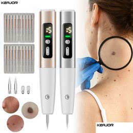 Face Care Devices Skin Tag Mole For Dark Spots Laser Plasma Pen Electric Blemish Wart Lcd Freckle Eliminator Black Dots Removal Drop Dh7Np