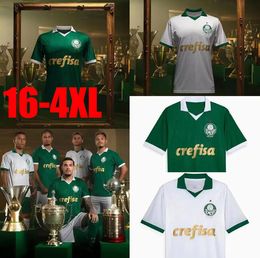 24 25 Palmeiras DUDU maglie da calcio 2024 2025 verde BRENO LOPES RONY G.GOMEZ Maglia Away D.Barbosa LUCAS LIMA G.MENINO MINA G.VERON kit per bambini uniformi da calcio