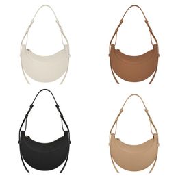 Luxurys Handbag for Women Numero Dix clutch crossbody bags solid Colour fashion leather moon pochettes classic baguette designer bags with zipper e4