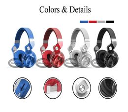 Original Bluedio T2 Bluetooth Stereo Wireless Bluetooth 41 headset Hurrican Series On the Ear headphone Headset colorful5631906