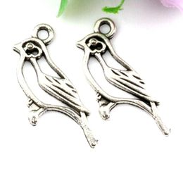 150Pcs Alloy Hollow Bird Charms Pendants For Jewellery Making Earrings Necklace And Bracelet 17x10mm Antique Silver 150PCS2491