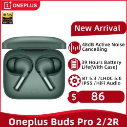 Headphones Oneplus Buds Pro 2 2R TWS Earphone Bluetooth 48dB Active Noise Cancelling Wireless Headphone 39Hour Battery Life IP55 Oneplus 11