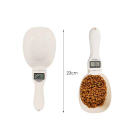 Feeding Pet Food Scale LCD Electronic Measuring Tool The New Dog Cat Feeding Bowl Measuring Spoon Kitchen Scale Digital Display