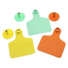 Tags 100pcs poultry Animal identification ear tag No word calf ear tag Apply to pig Cattle sheep Farm animal feeding tools