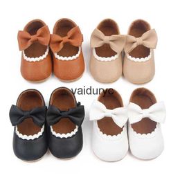 First Walkers Baby Mary Jane Shoes for Toddler 0-18M Outdoor Prewalking Non-slip Sole Cute BowknotH24229