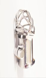 Stainless Steel Hook PA Puncture Device, Cock Cage, Penis Lock, Cock Ring, virginity Lock, Belt,Adult Game9880858