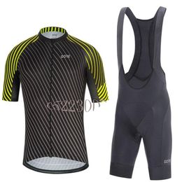 Racing Sets Polyester GORE Team Cycling Jerseys Set Men039s Quick Dry 9D Gel Pad Bike Bib Short Bicycle Shirt Pro Ciclismo Mail9571465