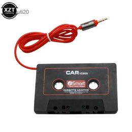 DVD VCD Player Car Cassette Tape Adapter 3.5mm Car AUX Audio Cassette Tape Converter for Mobile Phone Car CD Player MP3 MP4 Car Tape PlayerL2402
