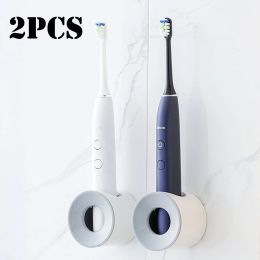 Holders 2pcs Bathroom Accessories Electric Toothbrush Holder Wall Mounted Toothbrush Holder Hook Storage Bathroom Storage Rack