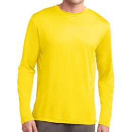 Mens Long Sleeve Shirts Outdoor Walking Runing Sports Couple Tops Base Workwear Teenager TShirt Breathable Streetwear Clothes 240219