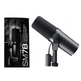 "Premium SM7B Professional Cardioid Dynamic Microphone with Selectable Frequency Response for Studio, Game TV, Live Vocal Recording, Performance